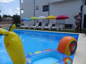 Apartment, 2 Bedrooms, Smoking, Balcony | Pool | Outdoor pool