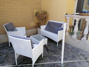 Villa, 3 habitaciones, balcón, vista al jardín | Terraza o patio