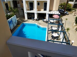 Studio, 1 Bedroom, Balcony, Pool View | Exterior - A Studio With Balcony (Malevizi)