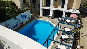 Studio, 1 Bedroom, Balcony, Pool View | Front of property - Small Studio With a Large Veranta (Malevizi)