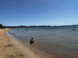On the beach