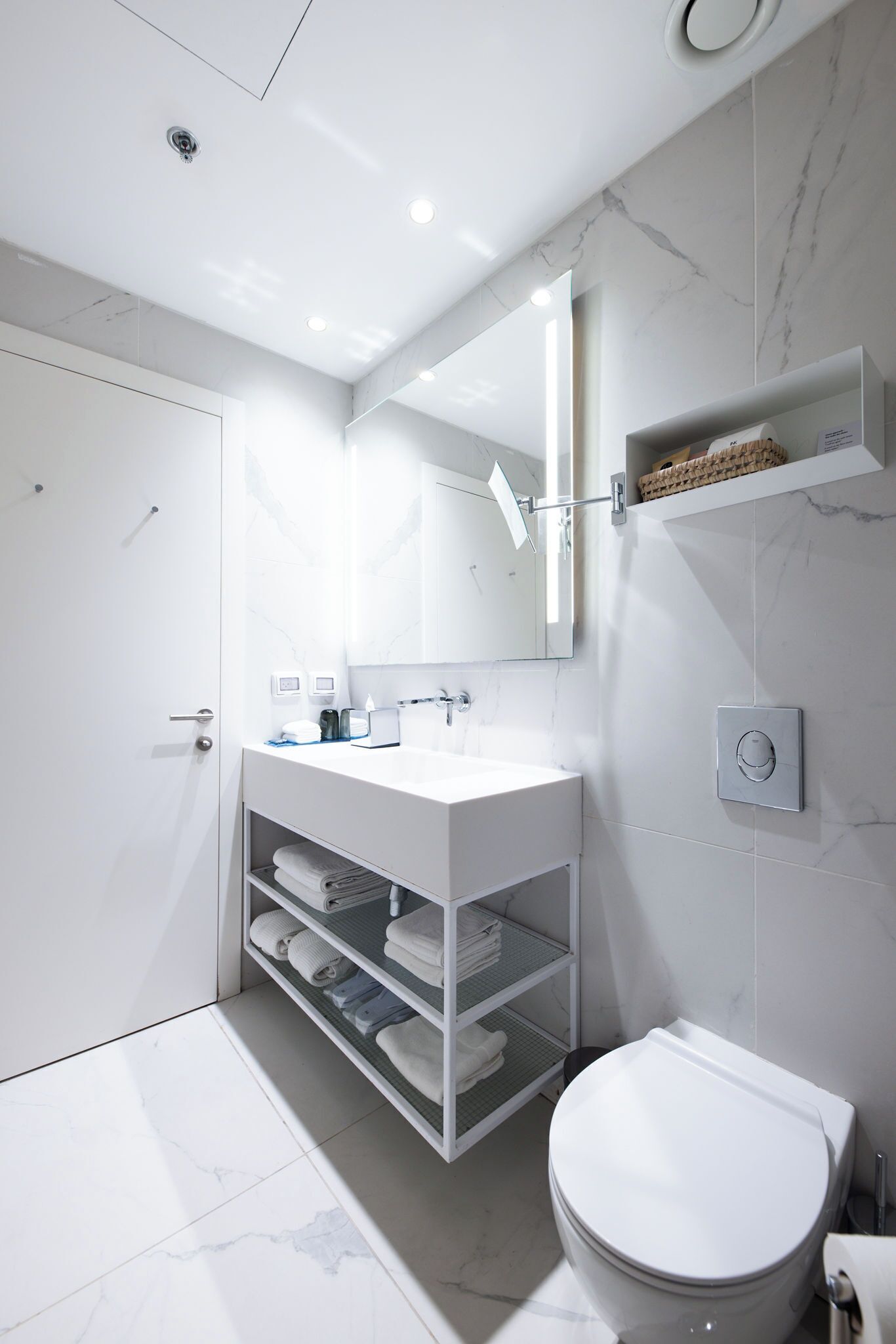 superior twin room | bathroom | designer toiletries, hair dryer, bathrobes, slippers