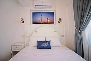 Deluxe Double Room, Balcony, Sea View | Free WiFi, bed sheets - Otel Meryem Ana Bozcaada (Bozcaada)