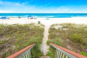 On the beach