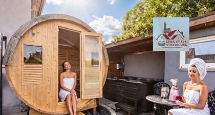 Design studio, jacuzzi, private terrace, air conditioning