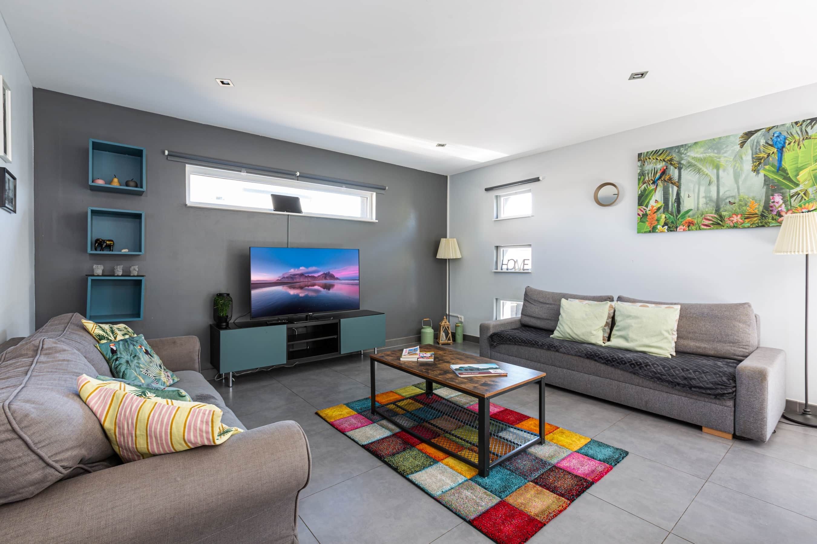 TV, foosball, table tennis