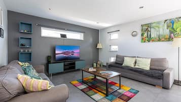 TV, foosball, table tennis