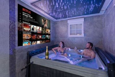 Villa 200m² with private spa, barbecue, table football