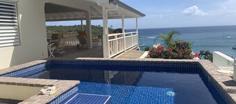 Freeman's Bay Villa, Galleon Beach, 5 Bedrooms, Pool, AC, Amazing Views