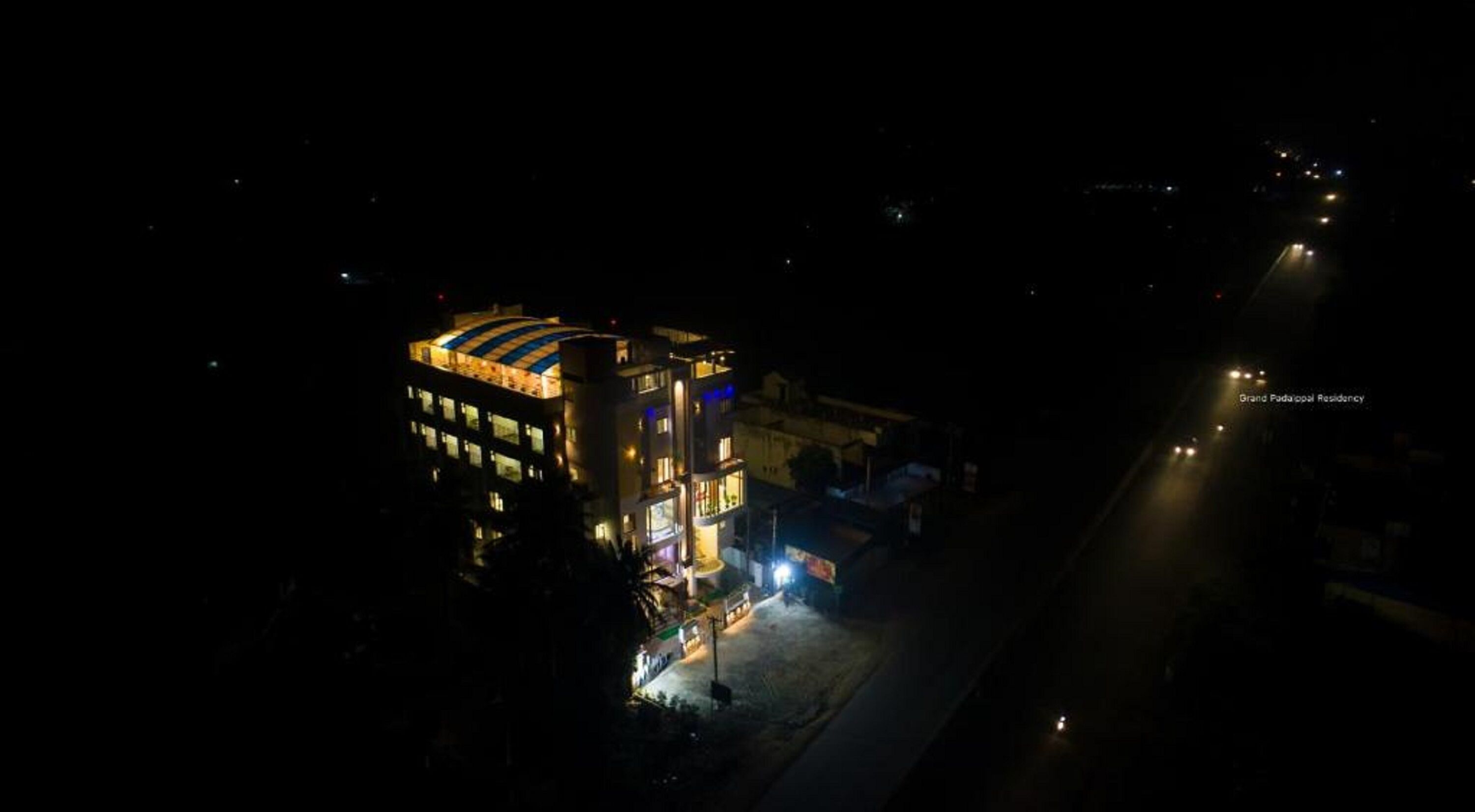 Majoituspaikan julkisivu