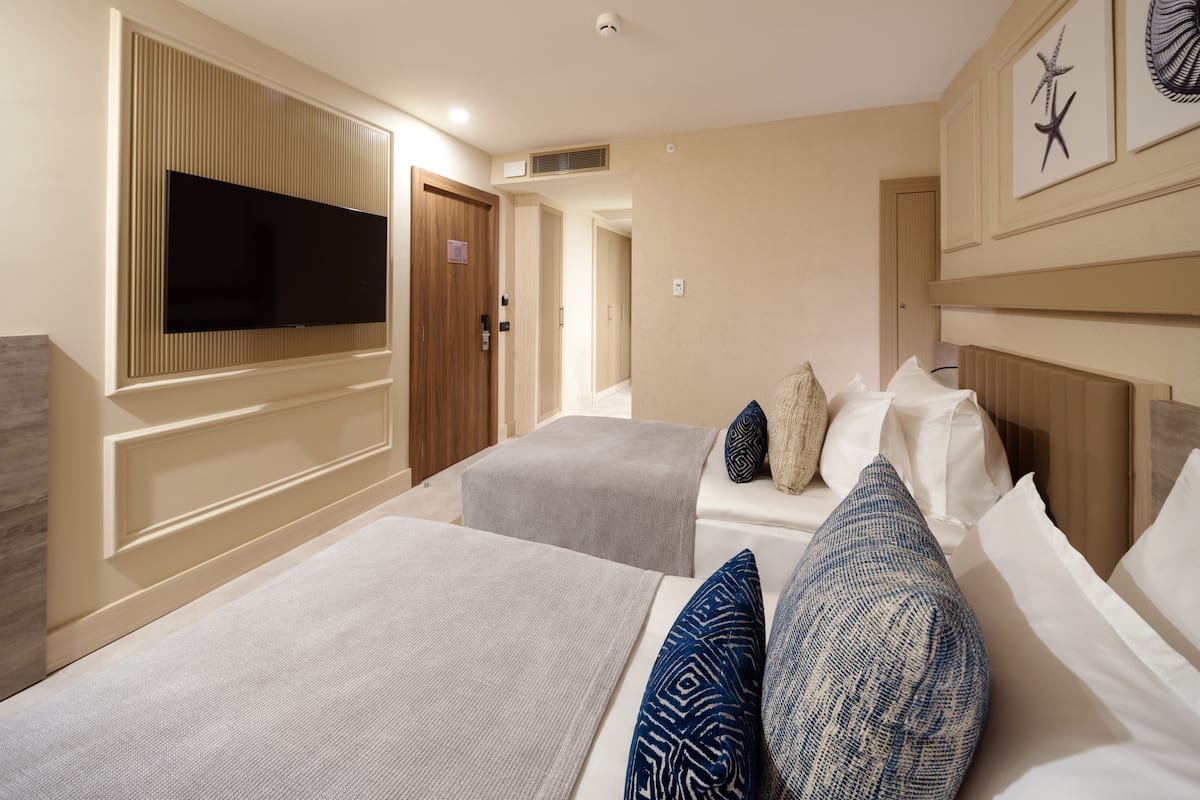 Family Room | 2 slaapkamers, hypoallergeen beddengoed, donzen dekbedden