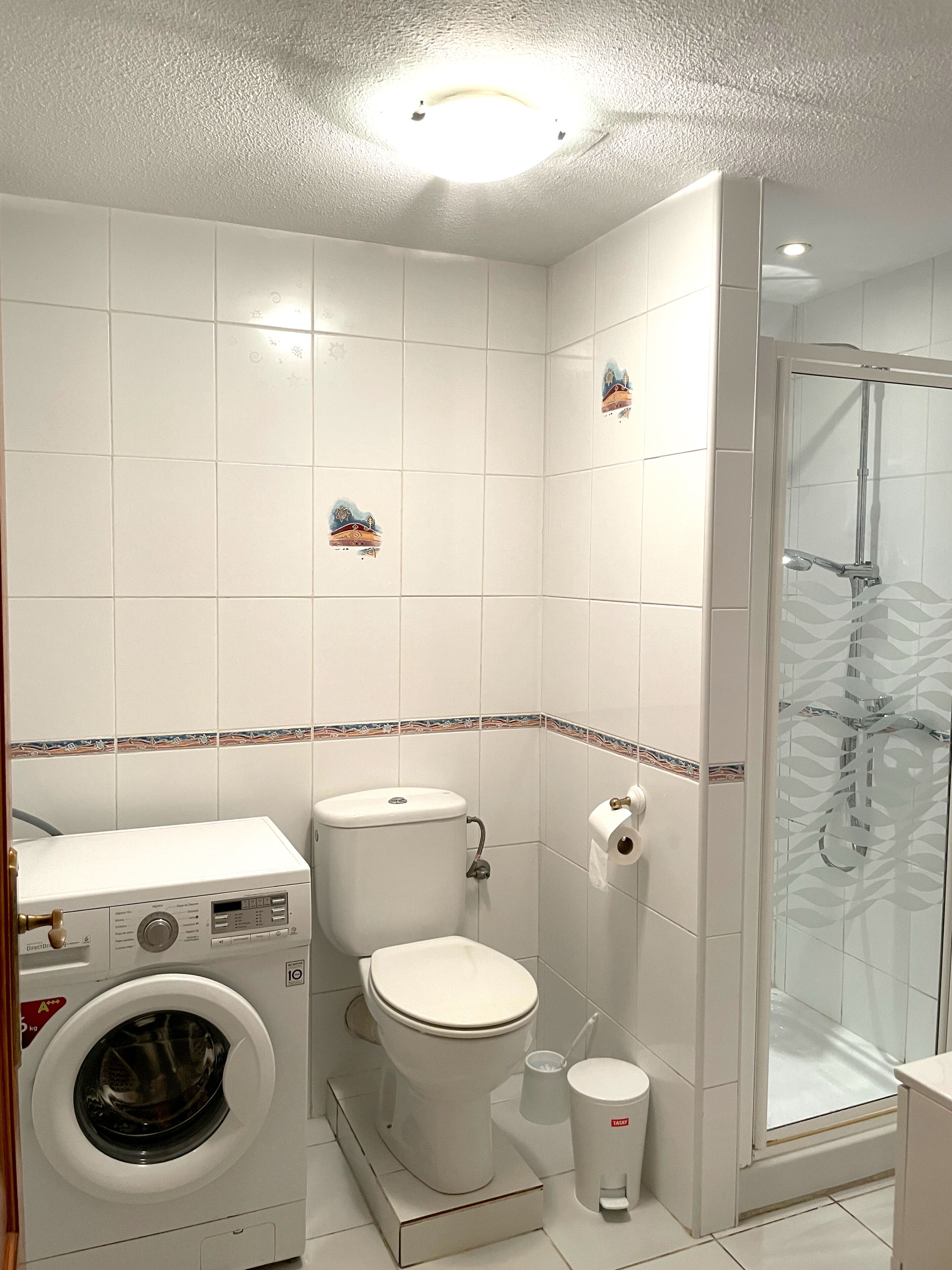 bathroom II. downstairs with washing machine 
