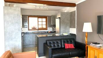 Een smart-tv, een open haard, videogames en een dvd-speler