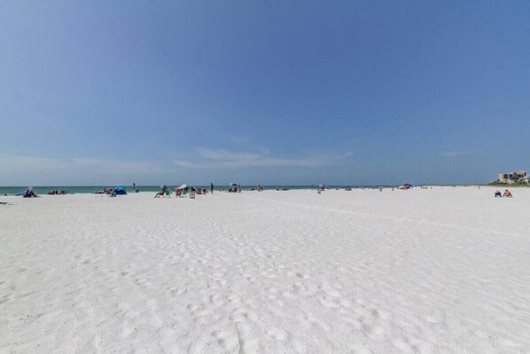 On the beach