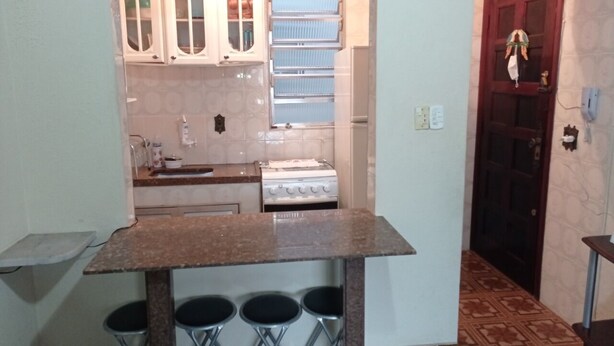 Private kitchen - Kitnet near the beach (Praia Grande)