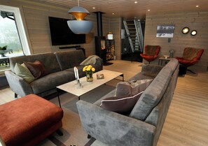 Smart TV, fireplace, books - Lifjell - Mountaincottage With Amazing View (Vestfold og Telemark)