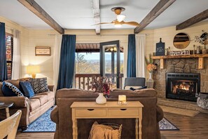 TV, fireplace, DVD player