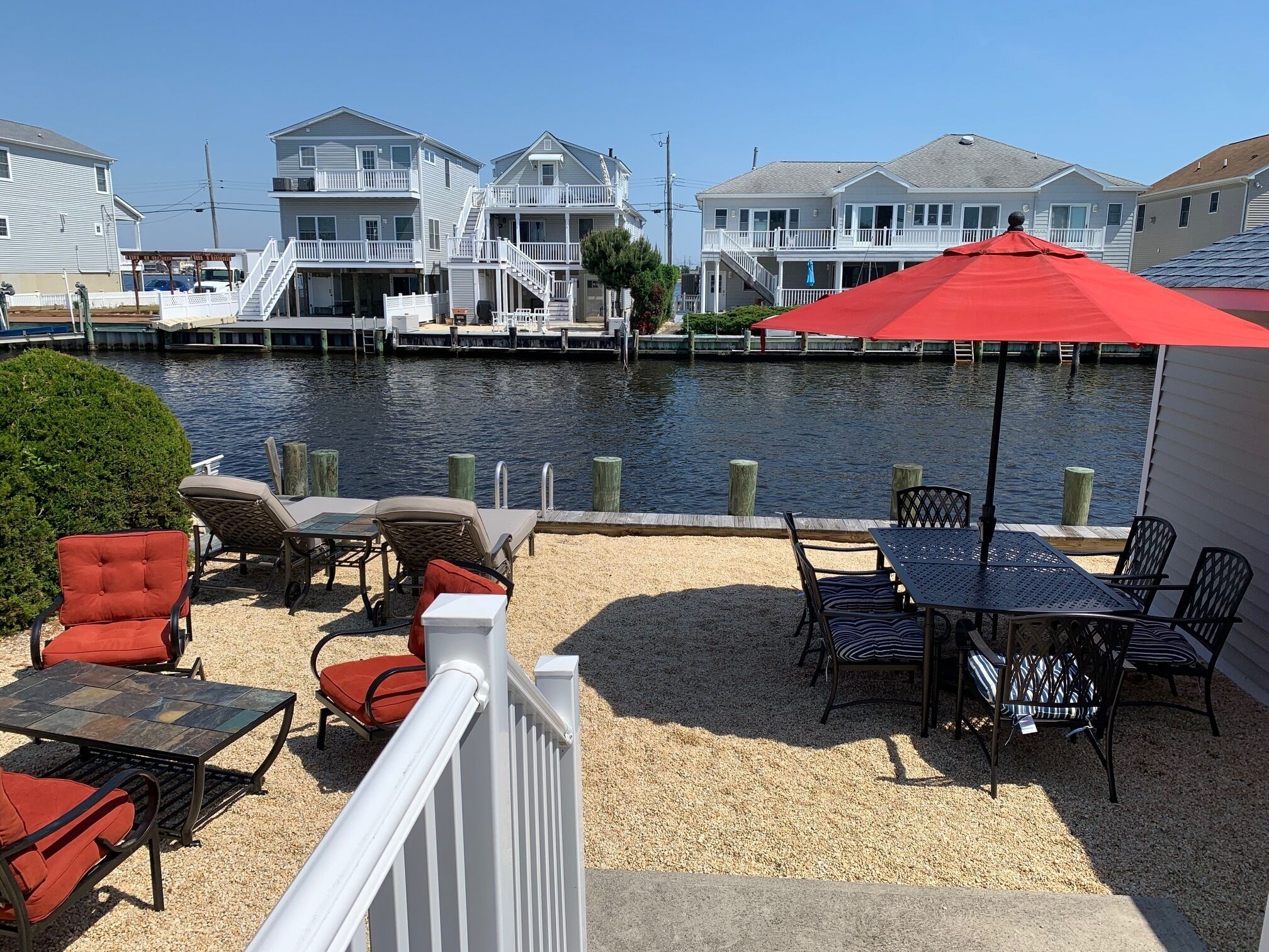 Waterfront Home on the Lagoon with a Dock.