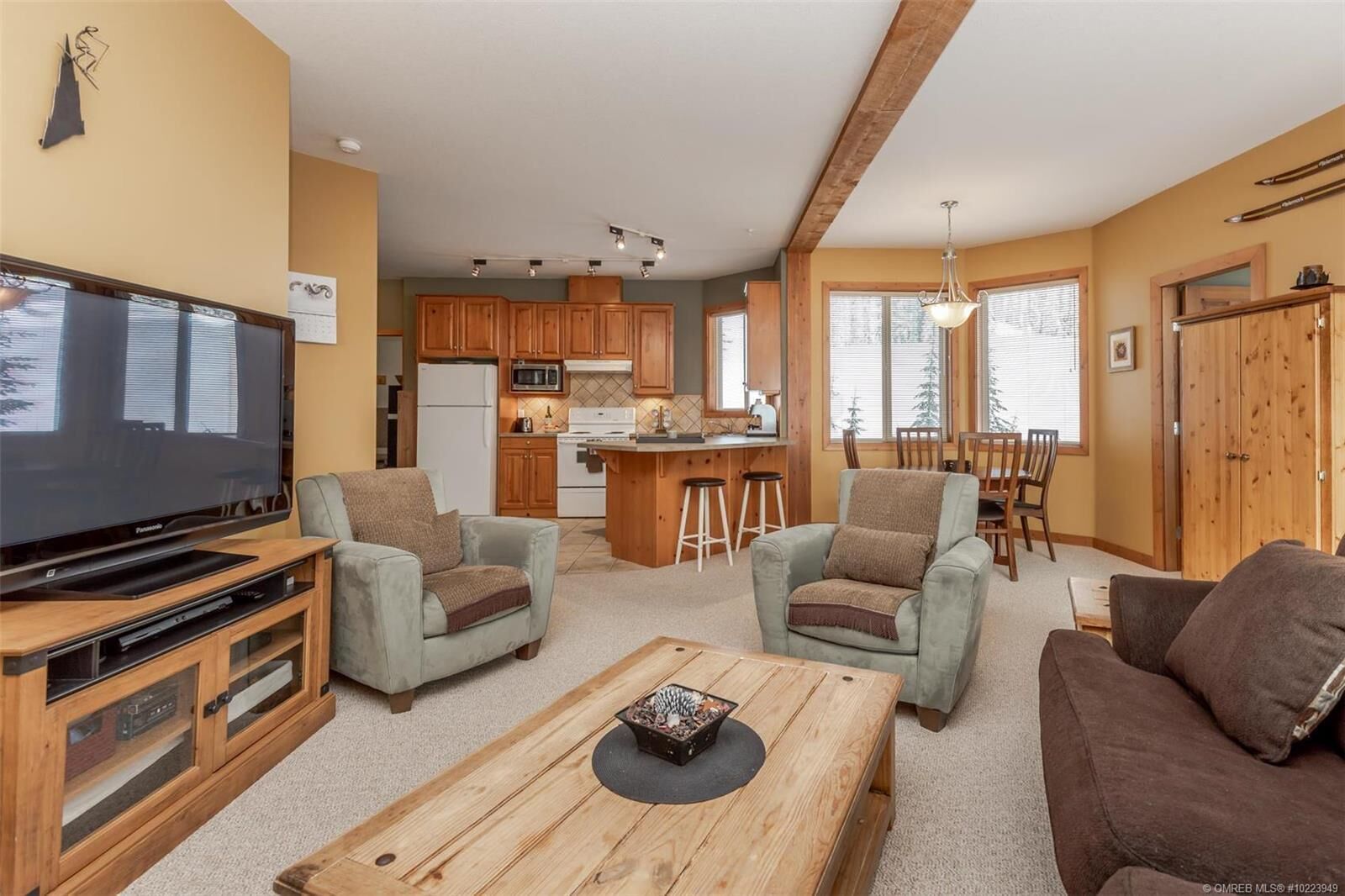 TV, fireplace, video games