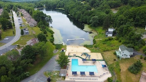 Indoor pool, outdoor pool