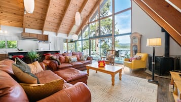 TV, fireplace, DVD player