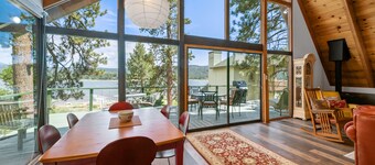 Moonlight Shores Lakefront -Big Bear View Cabin, Hot Tub, Fireplace, BBQ