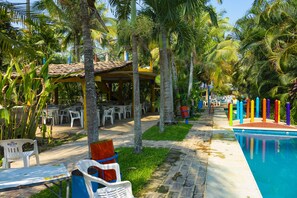 Terrace/patio - Balneario y Cabañas ISIS (La Huerta)