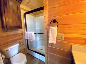 Shower, towels