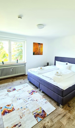 1 Schlafzimmer, Zimmersafe, BĂŒgeleisen/BĂŒgelbrett, kostenloses WLAN