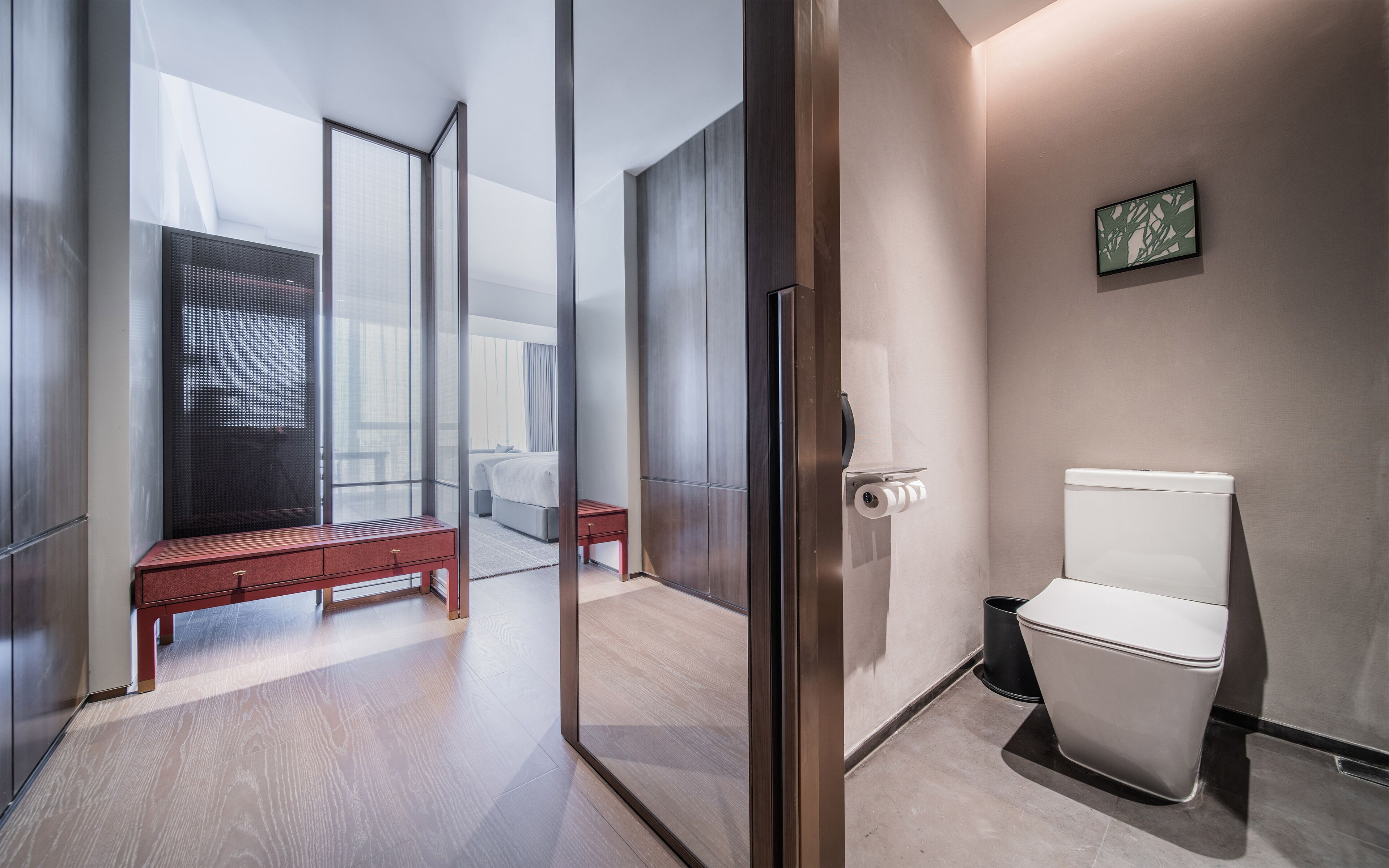 Couette en duvet, minibar, coffre-fort, bureau