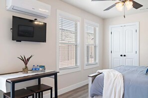 5 bedrooms, iron/ironing board, travel cot, WiFi