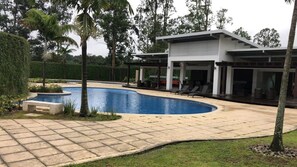 Outdoor pool - Cozy studio Apartment near to San Jose Costa Rica airport (Heredia,)