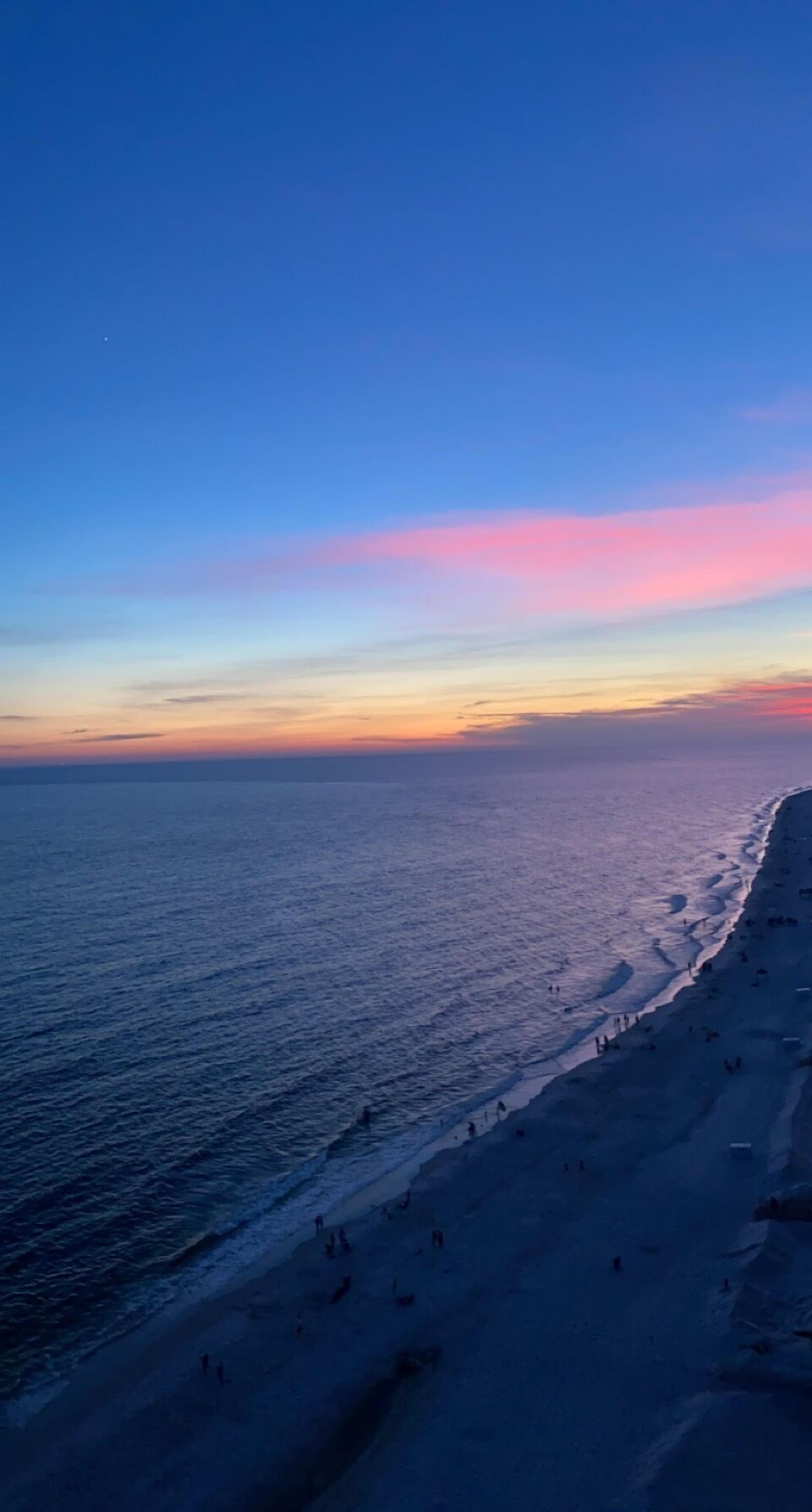 On the beach, sun loungers
