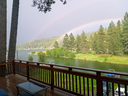 CDA Lakeside House.  Includes dock slip, kayaks, & paddle boards