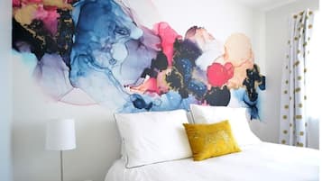 2 bedrooms, iron/ironing board, travel crib, free WiFi