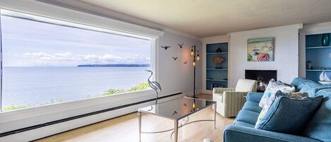 Smart-tv en een kantoor