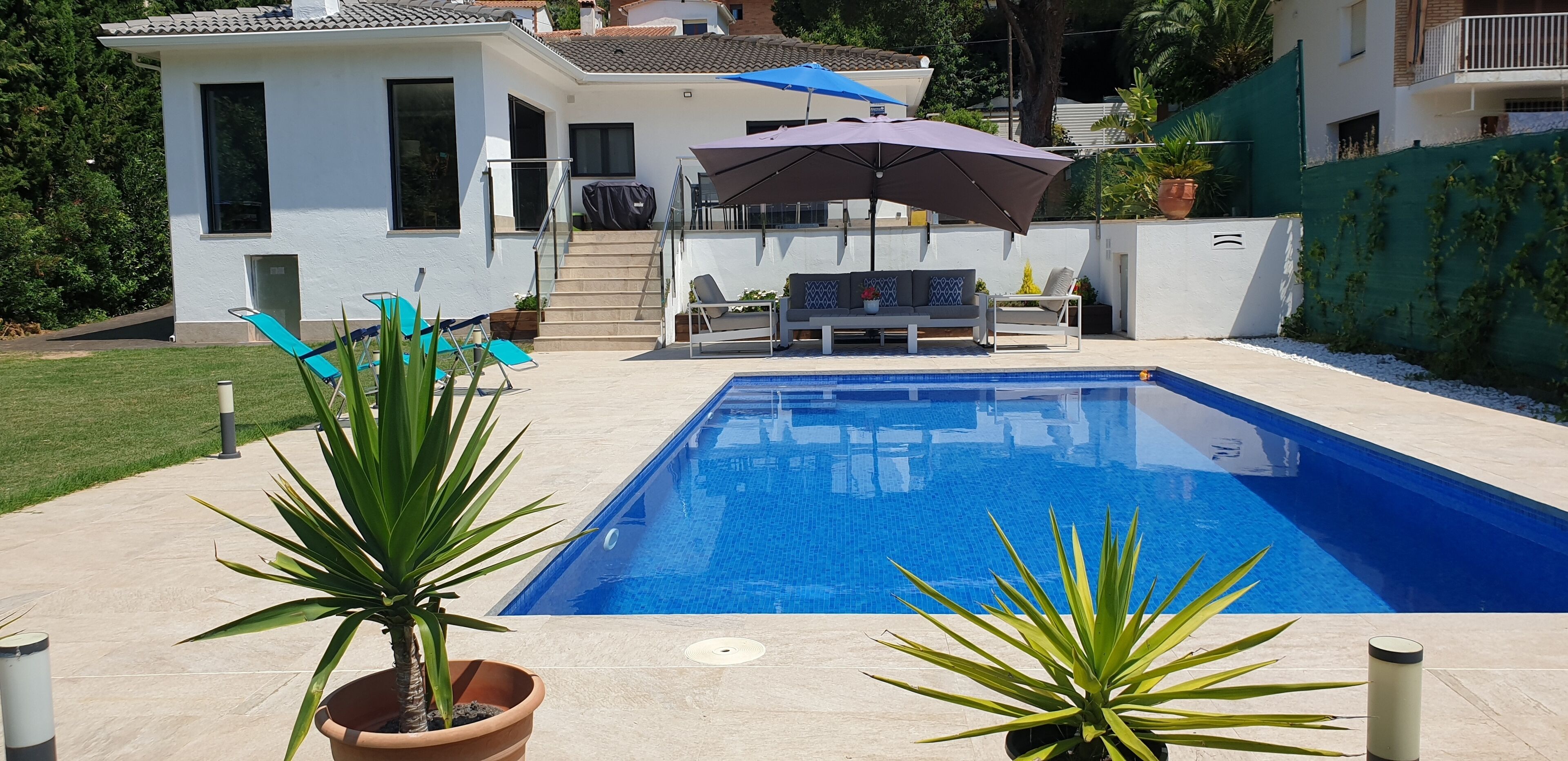 Alberca al aire libre 