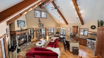 TV connectée, cheminée, lecteur de DVD, imprimantes