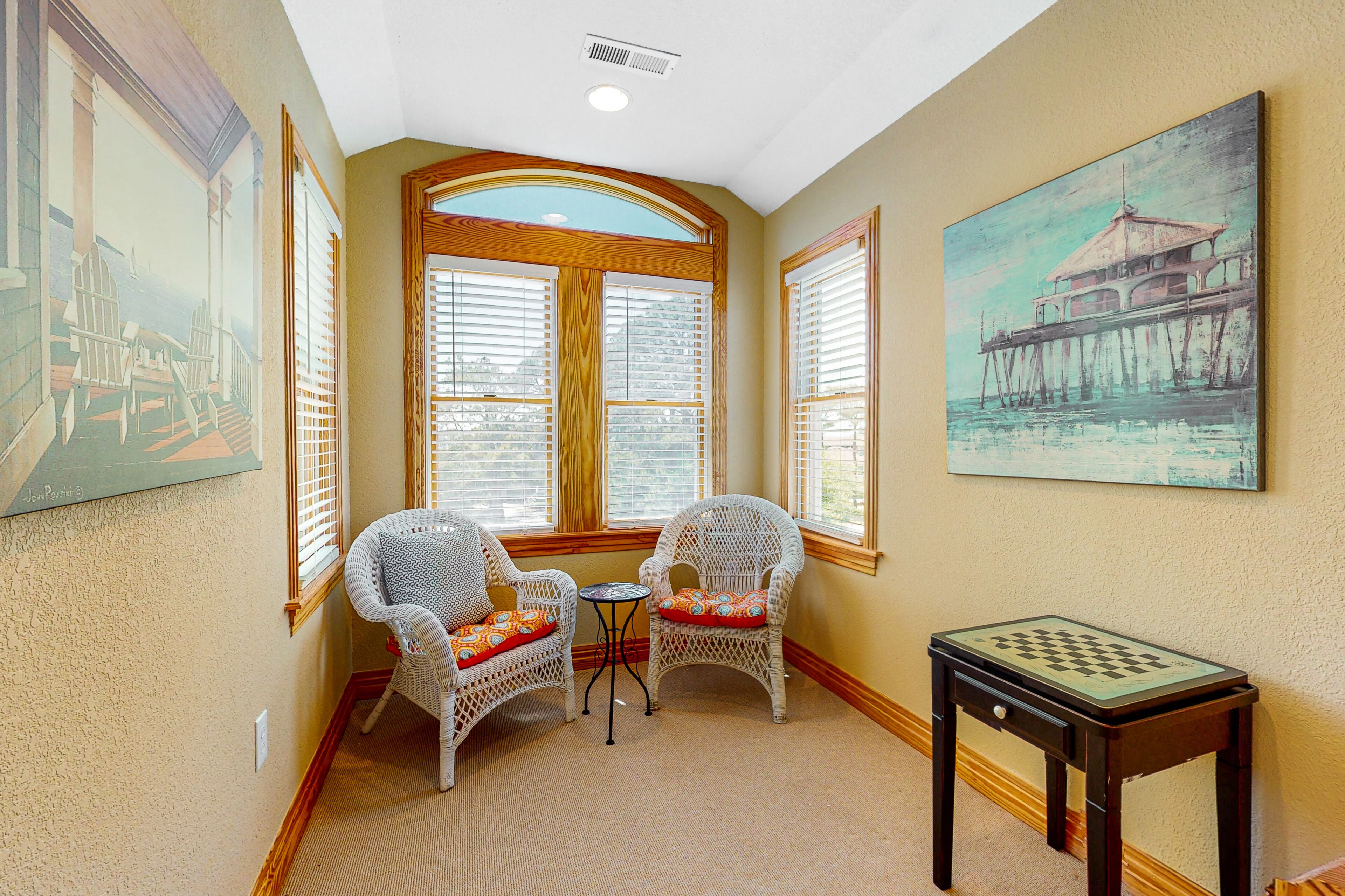 Dog-friendly home with sound views, pools, private hot tub, & sports courts