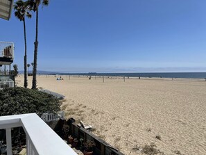 On the beach