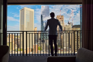 Departamento urbano, 2 habitaciones, balcón | Vista del balcón