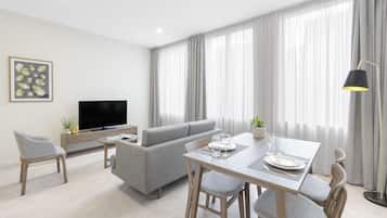 Classic-Apartment, 1 Schlafzimmer | Wohnbereich