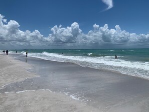 On the beach
