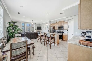 Fridge, microwave, oven, stovetop - Deja Blue-  Direct beach view & Heated Pool (Panama City Beach)