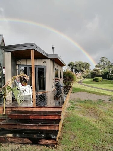 The Pirate's Rest, a tiny home by the beach.