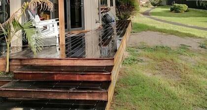 The Pirate's Rest, a tiny home by the beach.