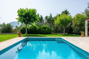 Pool - Villa "Finca Soliva" with Mountain View, Garden, Wi-Fi, Pool & Terrace (CAPDEPERA)