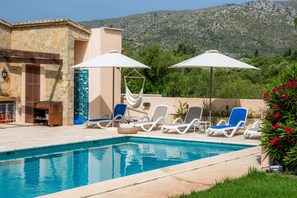 Pool - Villa "Finca Soliva" with Mountain View, Garden, Wi-Fi, Pool & Terrace (CAPDEPERA)