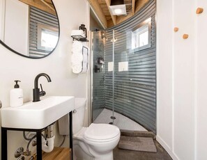 Hair dryer, towels