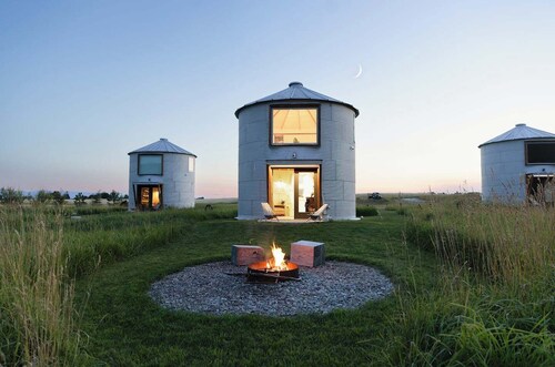 Clark Farm Silos #3 - Stunning Mountain Views